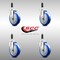 Service Caster 5 Inch 316SS Blue Polyurethane Swivel 3/4 Inch Expanding Stem Caster Set SCC SCC-SS316EX20S514-PPUB-BLUE-34-4 - alternate 4